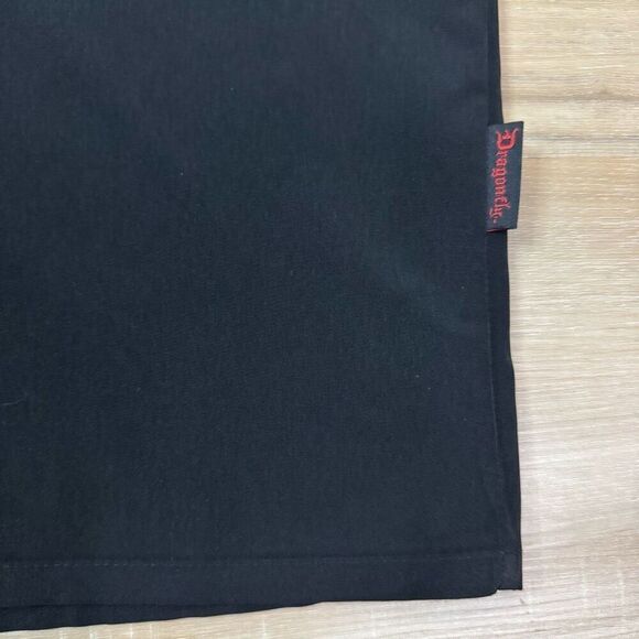 Dragonfly Roadhouse Size 5XL Short Sleeve Freedom To Ride Button Up Black Biker - Picture 5 of 6